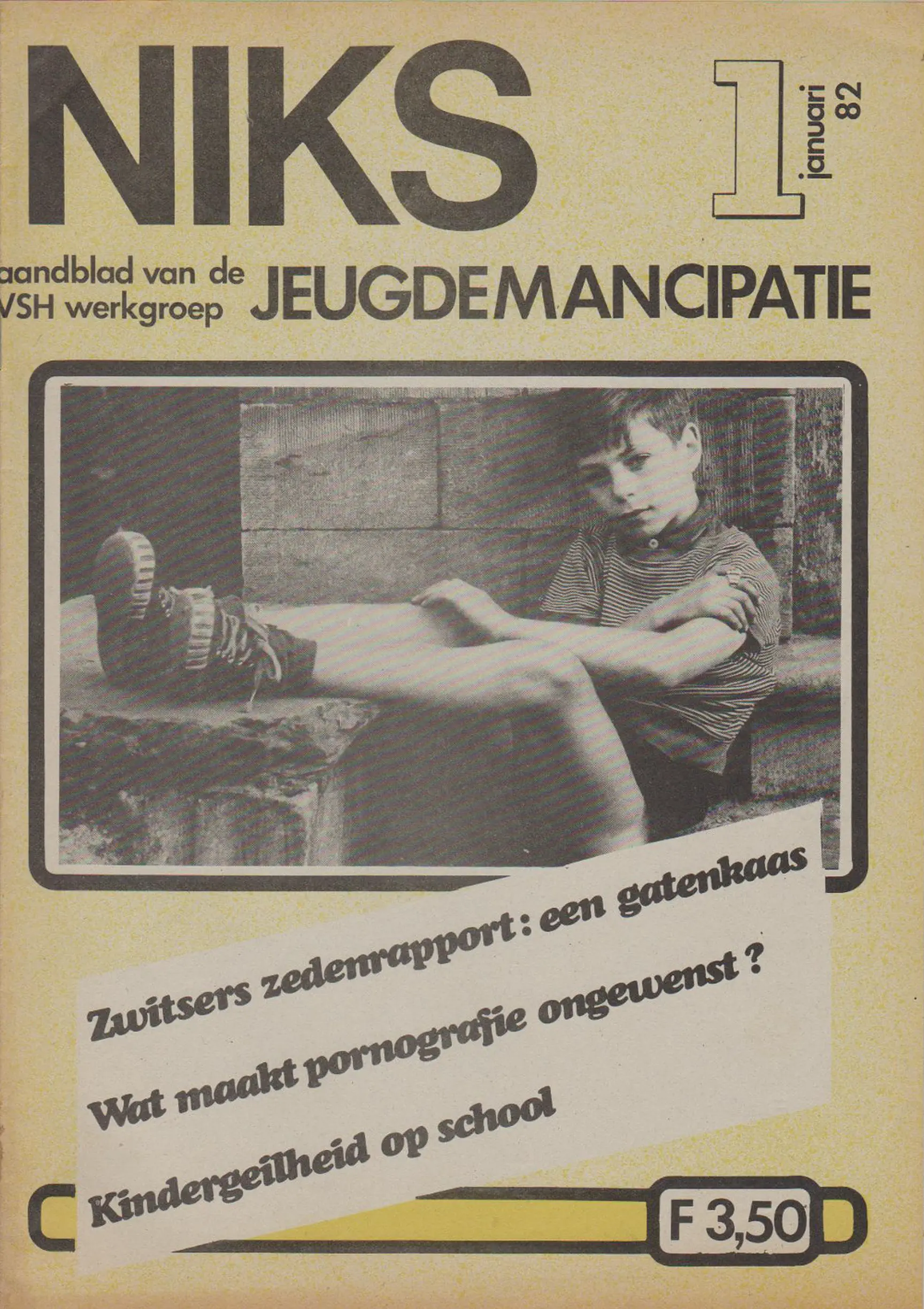 Een van de tijdschriften van het NVSH uit 1982