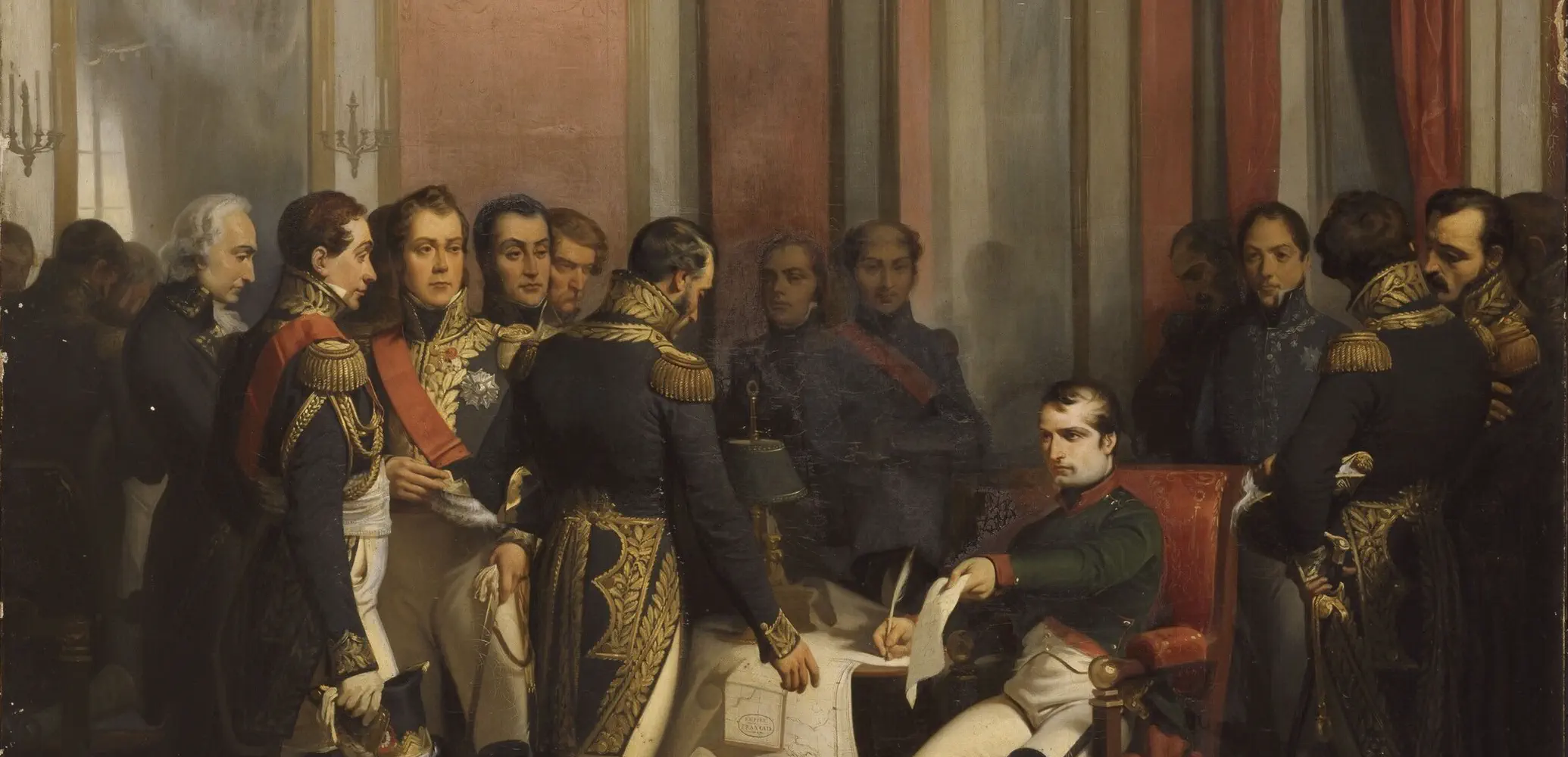 Napoleon in Fontainebleau.