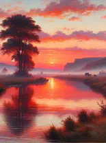 Morgenrood in het Avondland