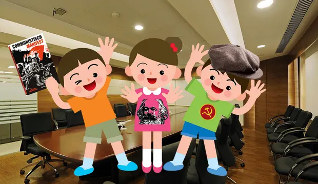 Proletarische revolutie stap dichterbij na vergadermarathon jonge communisten