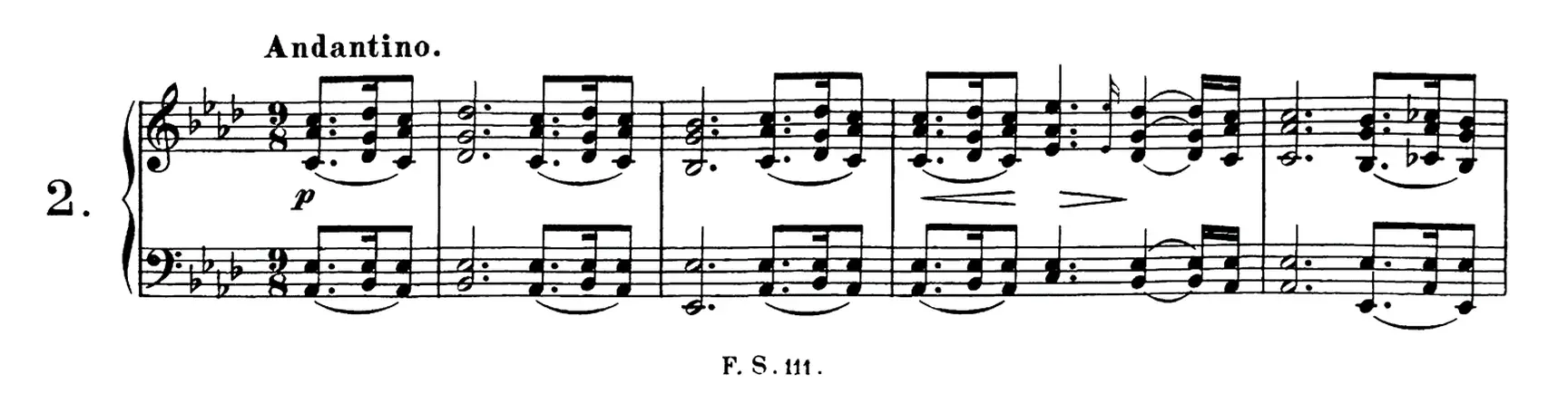 Franz Schubert, Moments musicaux - II.