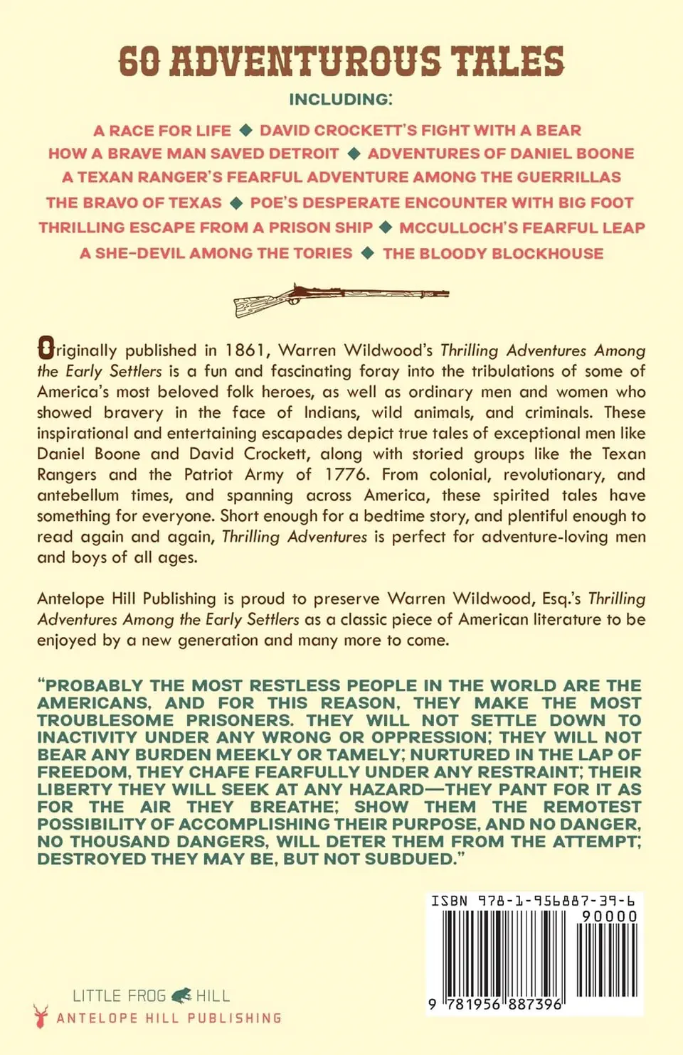 Thrilling Adventures Among the Early Settlers